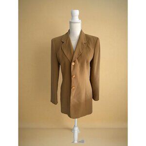 JONES NEW YORK Tan Vintage Blazer Jacket Size 6